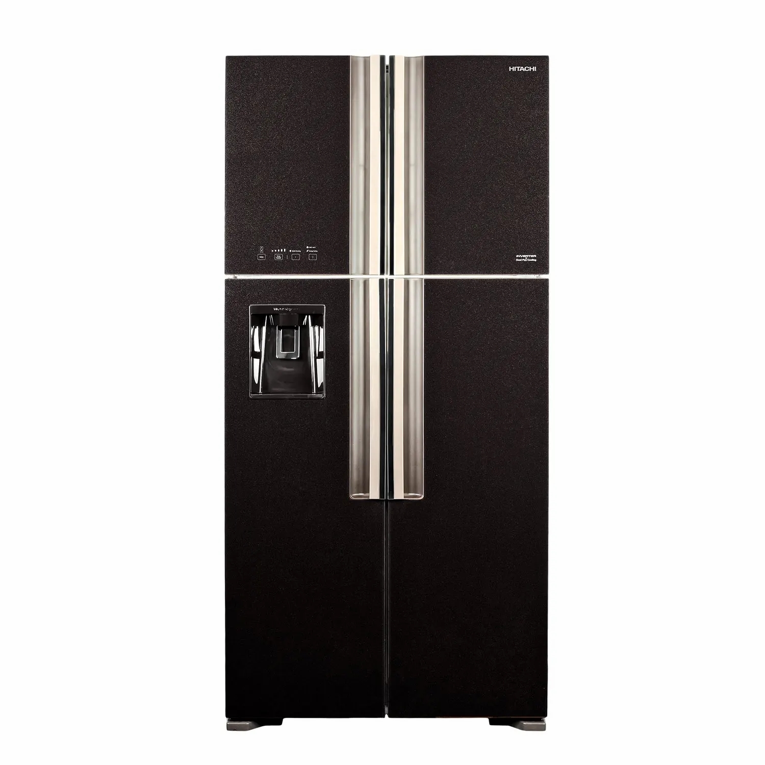 Hitachi Big French Refrigerator | R-W690P7PB | KD-GBK | 586 L
